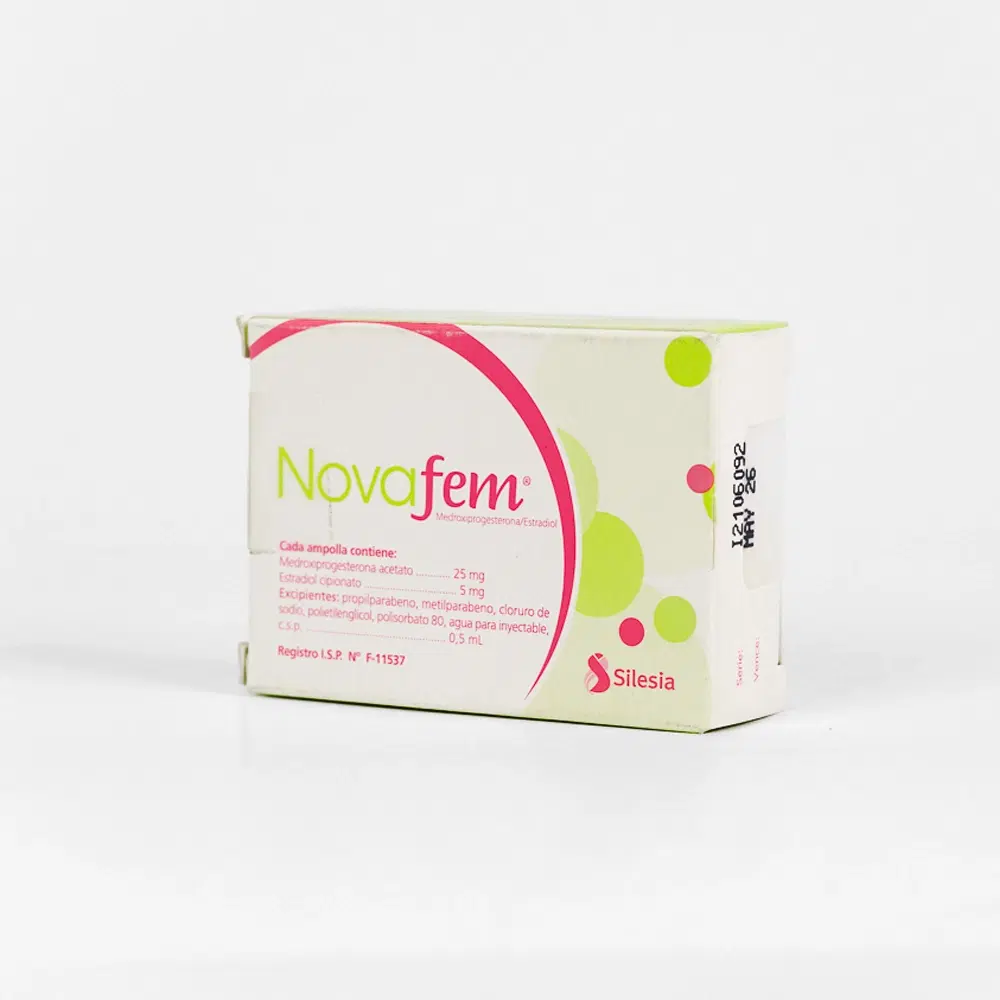 Novafem 25mg/5mg 1 Amp. – vista 2