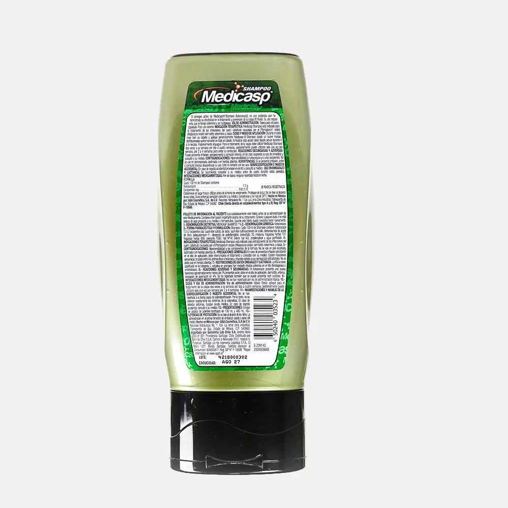 Medicasp Ketoconazol 1% 400 ml Shampoo – vista 2