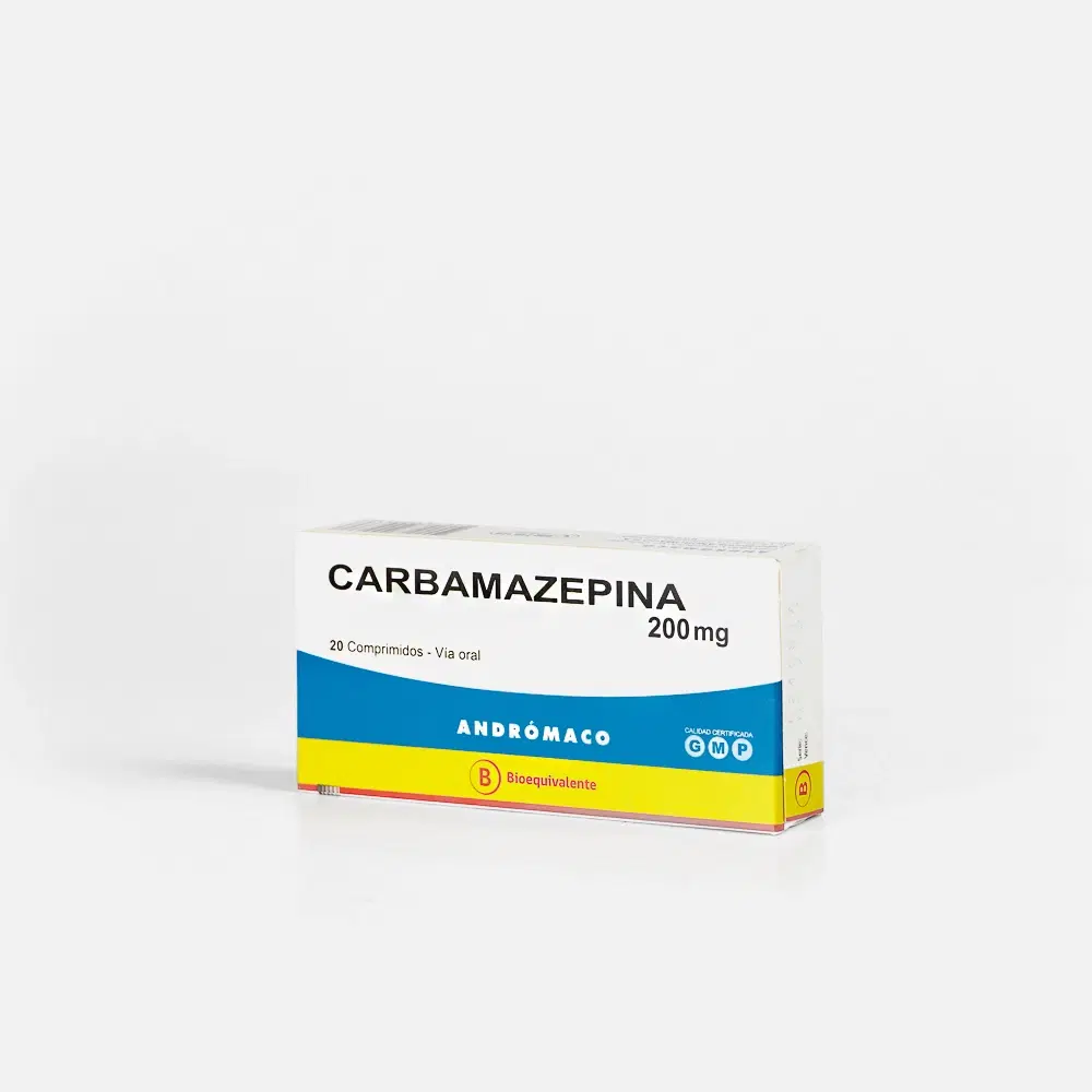 Carbamazepina 200mg 20 Comp. – vista 1