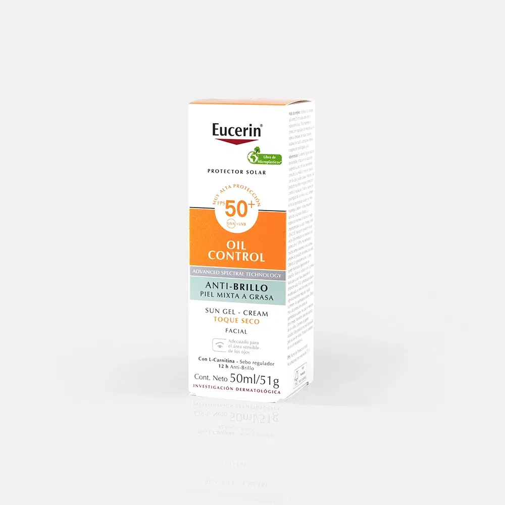 Eucerin Bloqueador Oil Control FPS50 Anti Brillo Crm. 50ml – vista 1