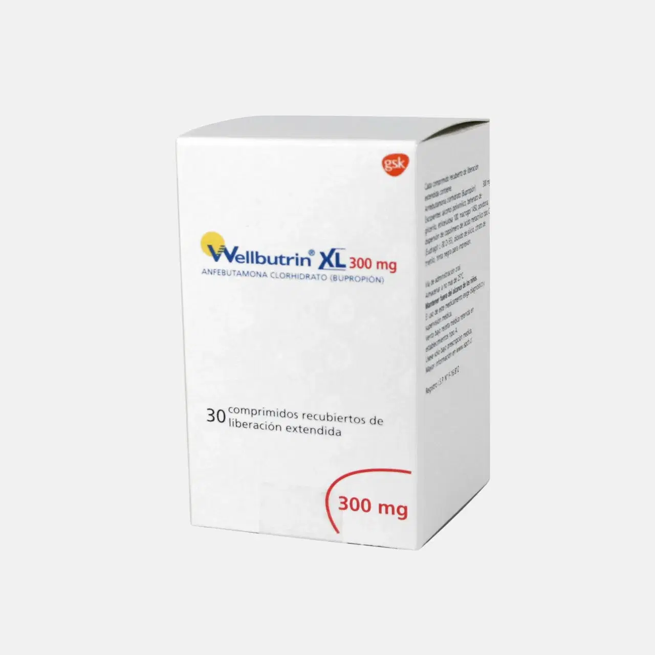 Wellbutrin XL Anfebutamona 300 mg 30 comprimidos – vista 1