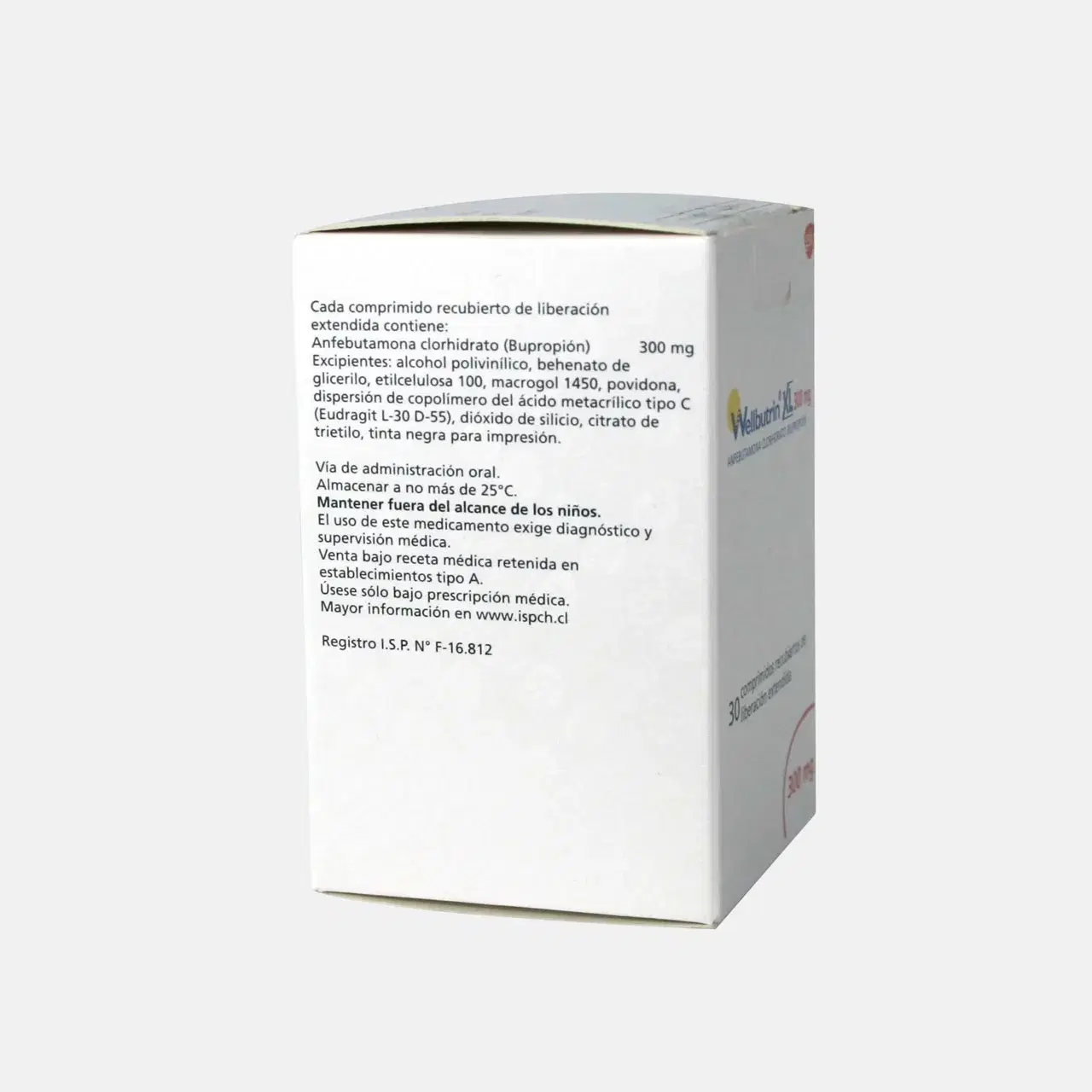 Wellbutrin XL Anfebutamona 300 mg 30 comprimidos – vista 2