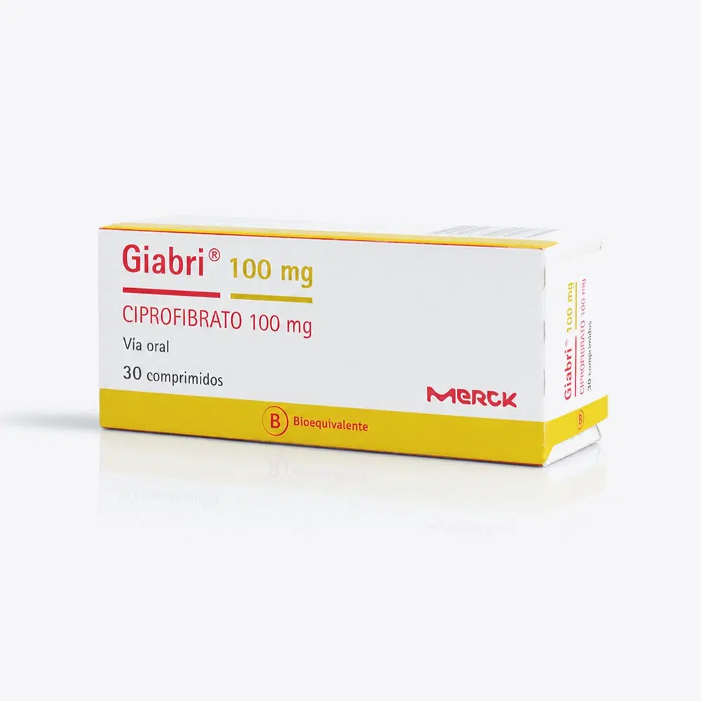 Giabri Ciprofibrato 100 mg 30 comprimidos