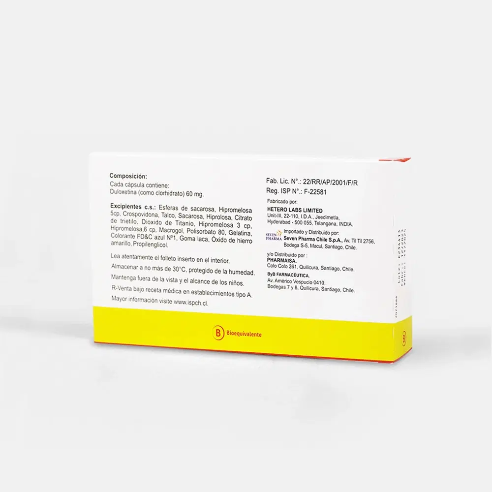 Duloxetina 60mg 30 Comp. – vista 2