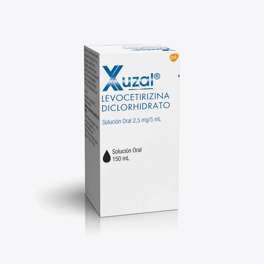 Xuzal Levocetirizina 2,5 mg/5 ml 150 ml jarabe solución oral