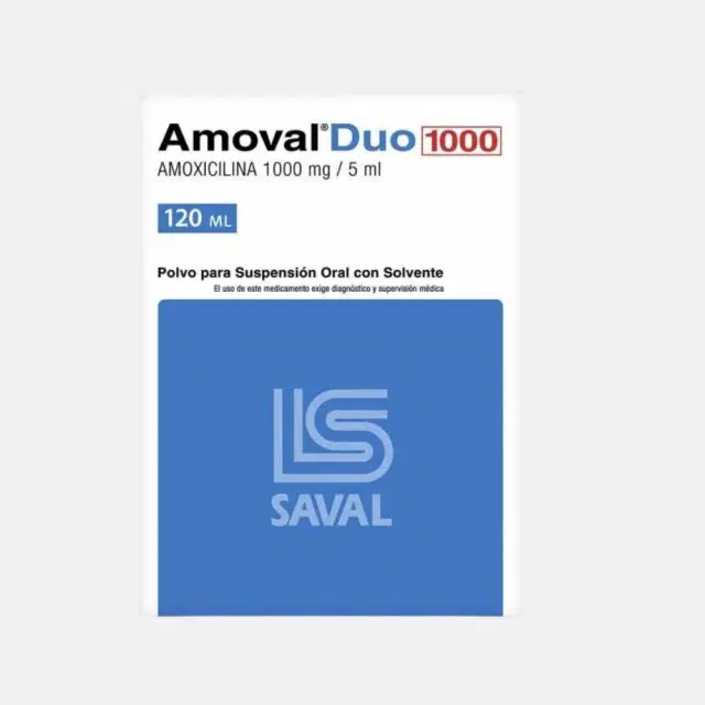 Amoval Duo 1000mg/5ml 120ml Sol. Oral