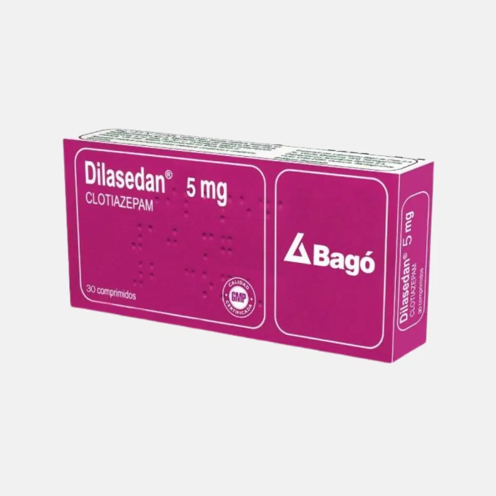 Dilasedan Clotiazepam 5 mg 30 comprimidos