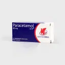 Paracetamol 80mg 16 Comp.Mast. – vista 1