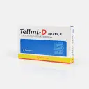 Tellmi D Telmisartán / Hidroclorotiazida 40 /12,5 mg 30 comprimidos – vista 1