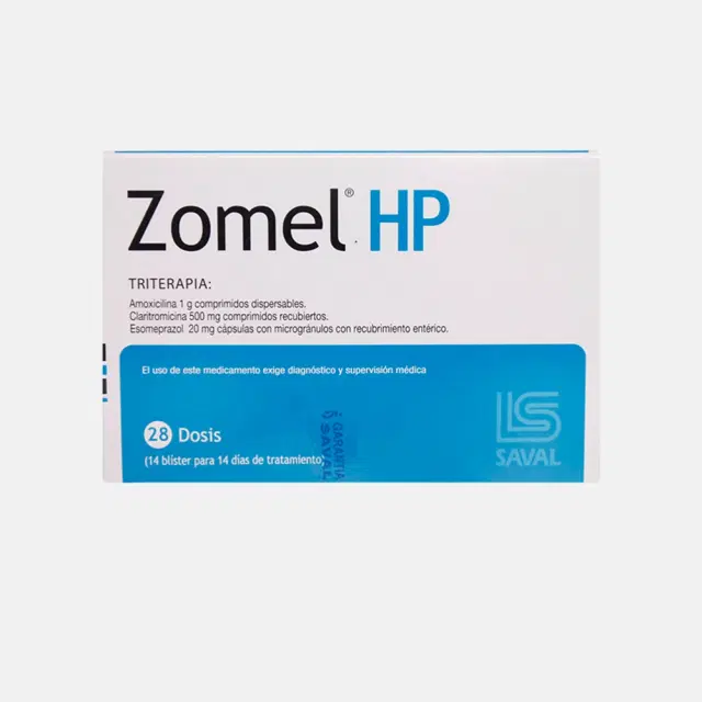 Zomel HP 1g/500mg/20mg 28 Comp.Bd.