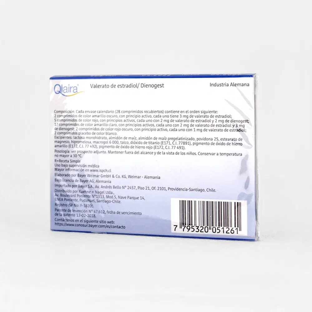 Qlaira 3mg/2mg 28 Comp.Rec. – vista 2