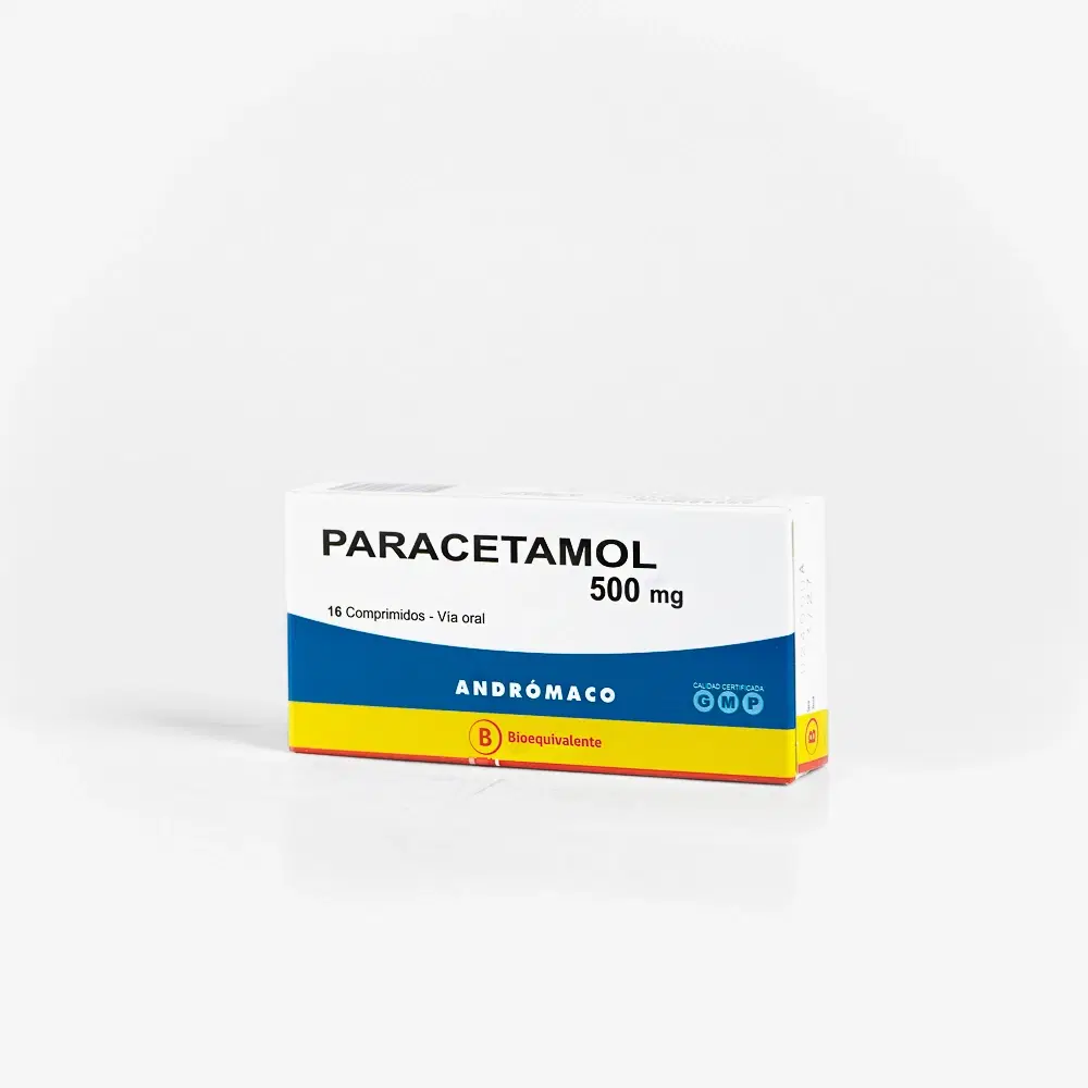 Paracetamol 500mg 16 Comp. – vista 1