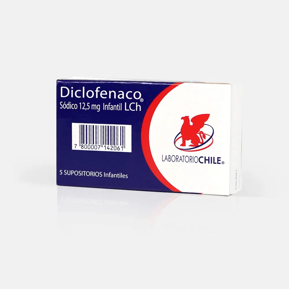 Diclofenaco Pediátrico 12,5mg 5 Sup. – vista 1
