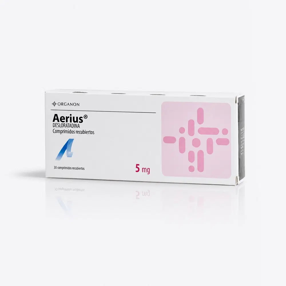 Aerius Desloratadina 5 mg 30 comprimidos
