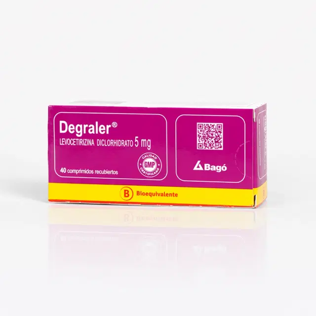 Degraler Levocetirizina 5 mg 40 comprimidos recubiertos