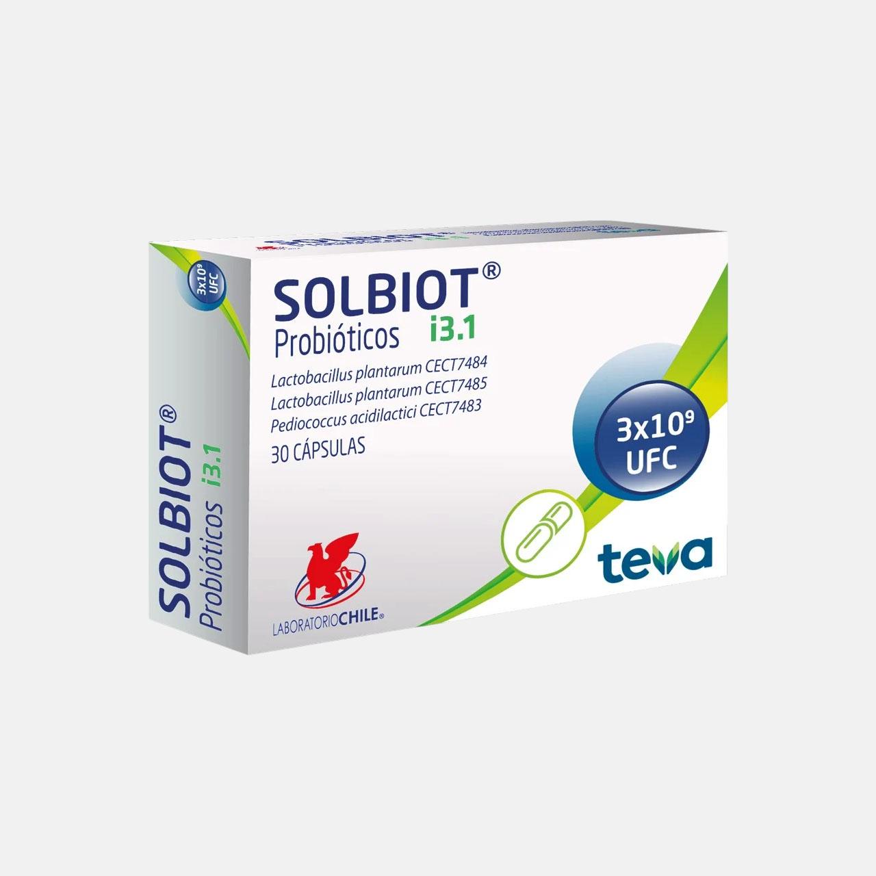 Solbiot Probióticos i3.1 30 Cap.