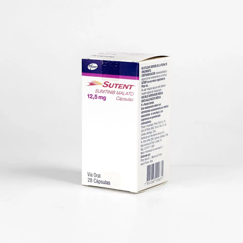 Sutent 12,5mg 28 Cap. – vista 1