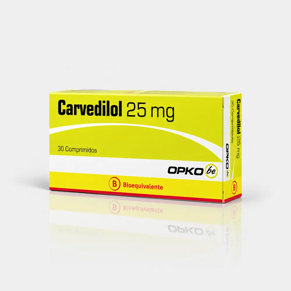 Carvedilol 25mg 30 Comp.