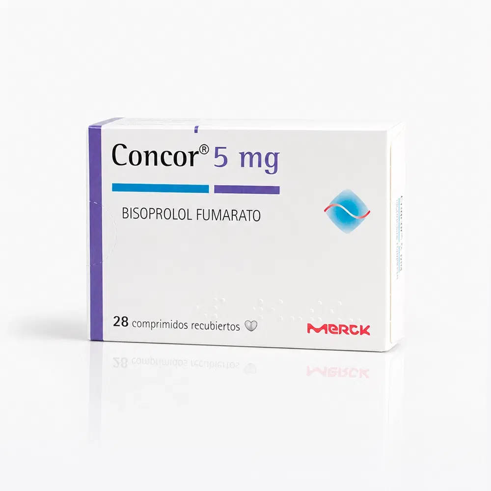 Concor Bisoprolol 5 mg 28 comprimidos recubiertos
