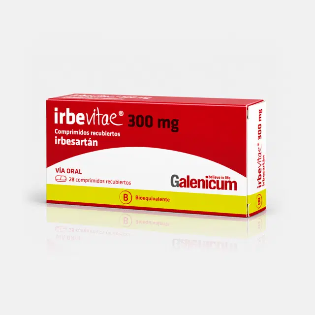 Irbevitae Irbesartán 300 mg 28 comprimidos recubiertos