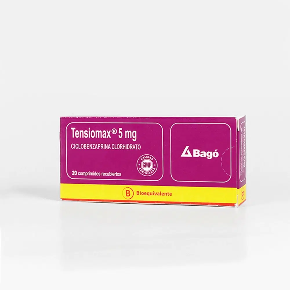 Tensimax 5mg 20 Comp.Rec. – vista 2