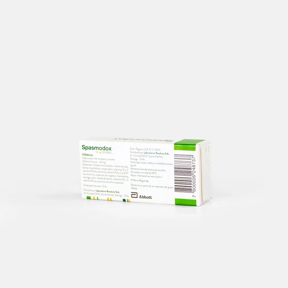 Spasmodox 40mg 30 Comp. – vista 2