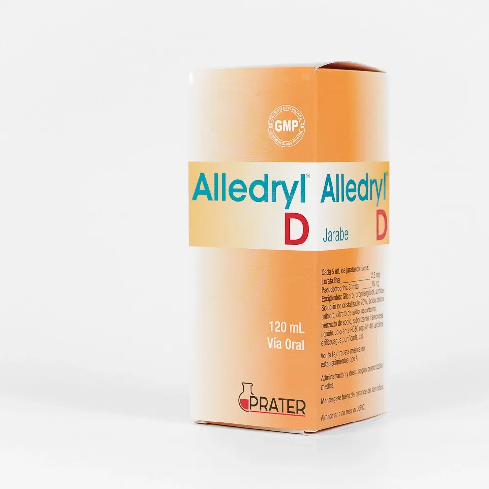 Alledryl D 2,5mg/15mg 120ml Jbe. – vista 1