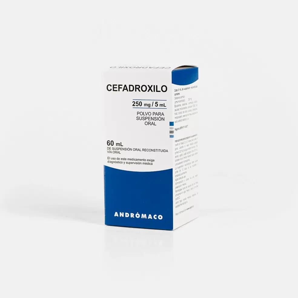 Cefadroxilo 250mg/5ml 60g Pvo. – vista 1