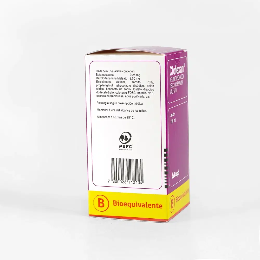 Clofexan 40mg/5mg 120ml Jbe. – vista 2