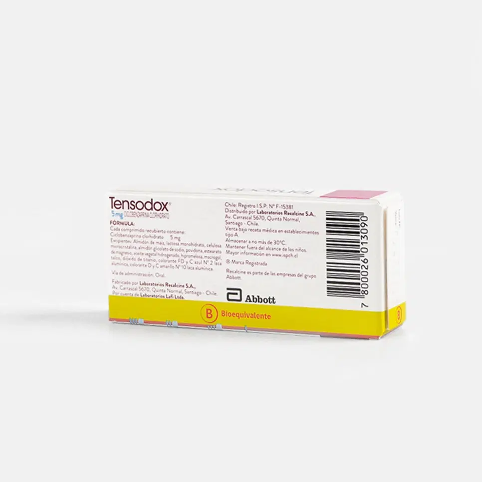 Tensodox 5mg 20 Comp.Rec. – vista 2