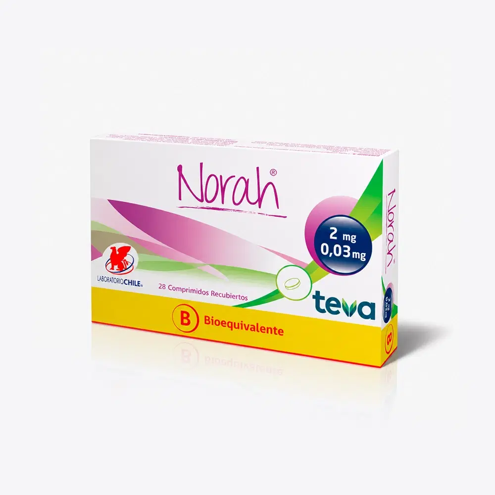 Norah (B) Dienogest / Etinilestradiol 28 Comprimidos Recubierto