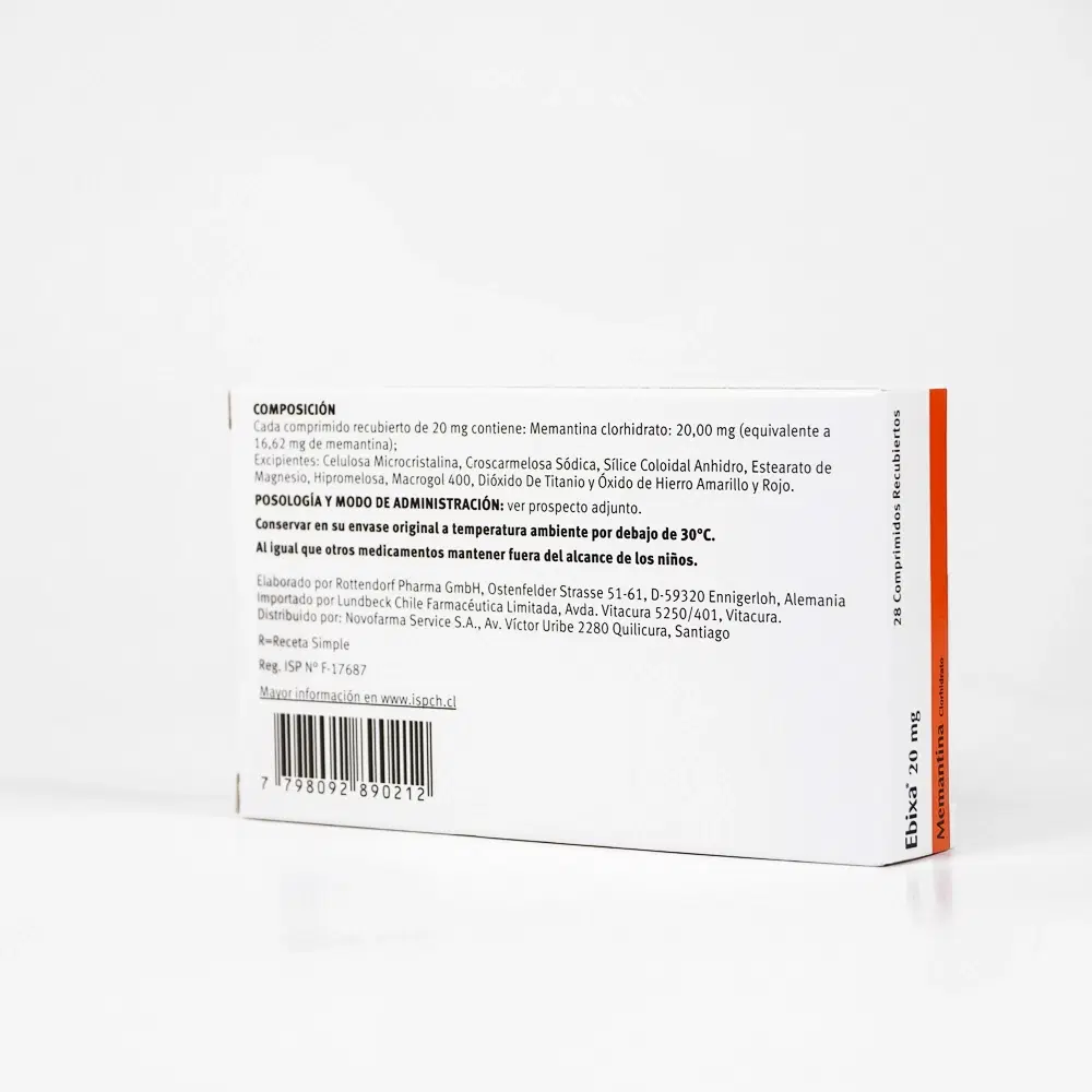 Ebixa 20mg 28 Comp.Rec. – vista 2