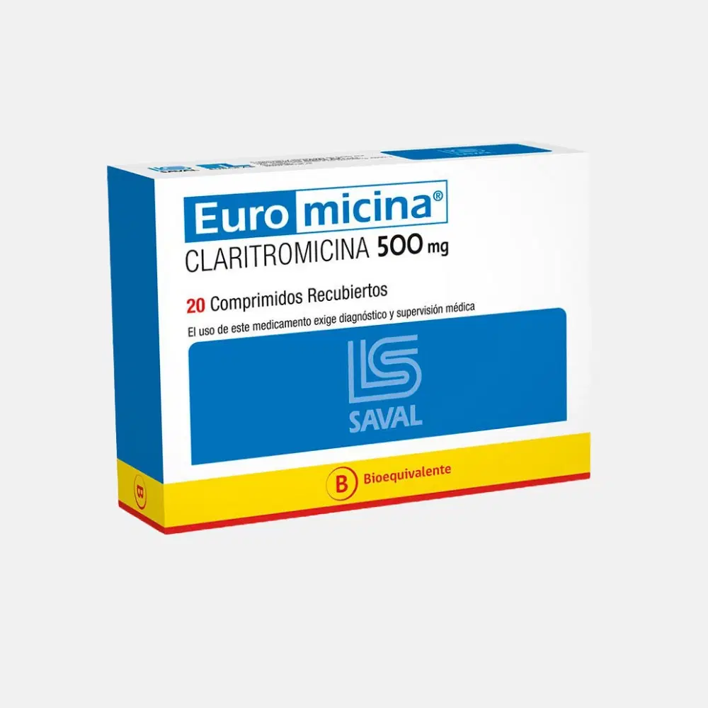 Euromicina 500mg 20 Comp.Rec.