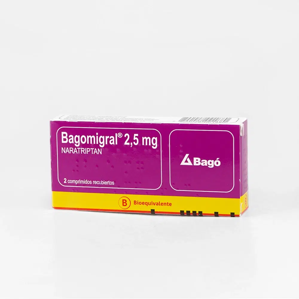 Bagomigral 2,5mg 2 Comp.Rec. – vista 2