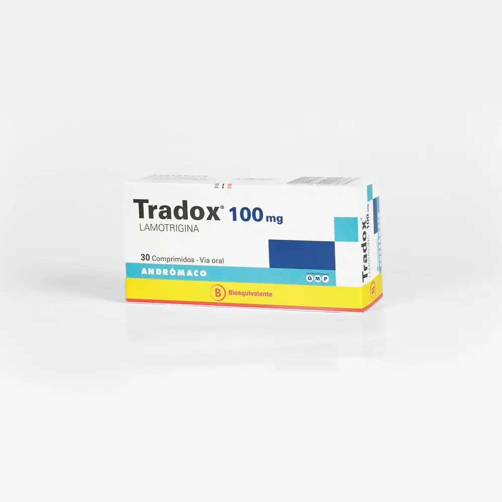 Tradox Lamotrigina 100 mg 30 comprimidos – vista 2