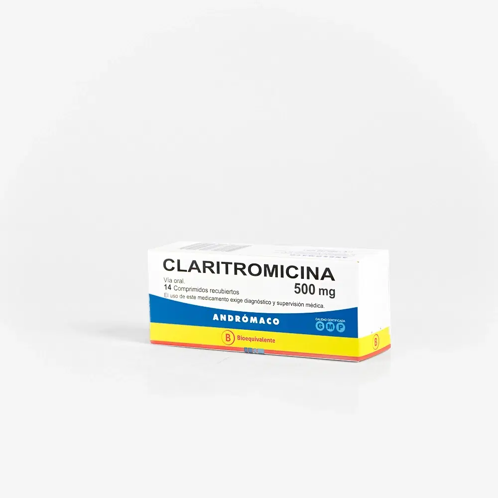 Claritromicina 500mg 14 Comp. – vista 1