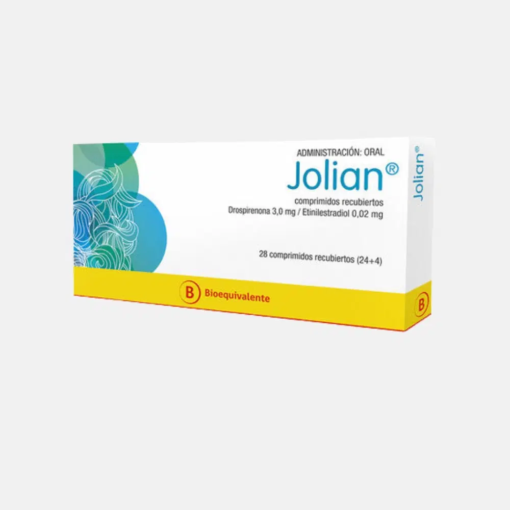 Jolian 3mg/0,02mg 28 Comp.Rec.