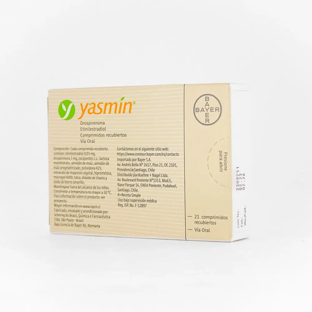 Yasmin 3mg/0,03mg 21 Comp.Rec. – vista 2