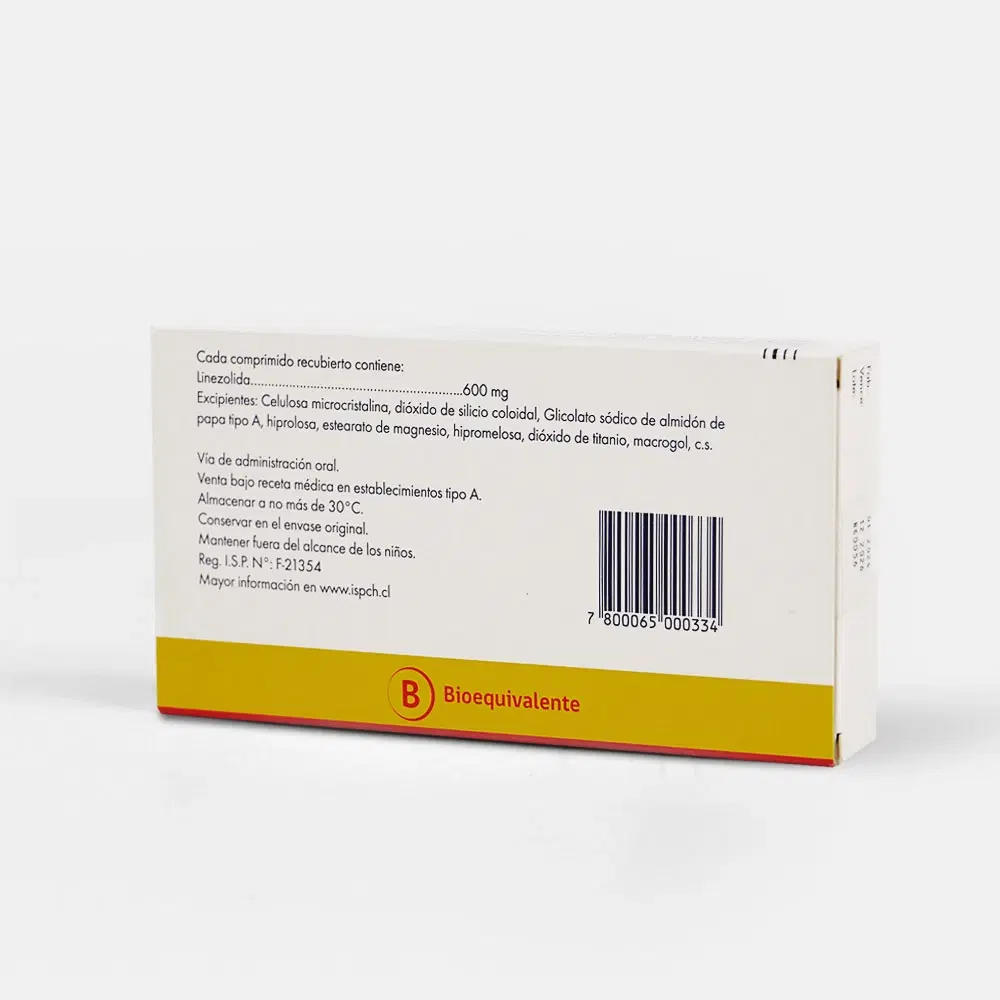 Linezolida 600mg 10 Comp.Rec. – vista 2