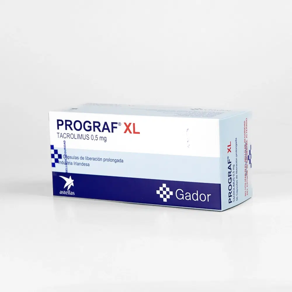 Prograf XL 0,5mg 50 Cap. – vista 1