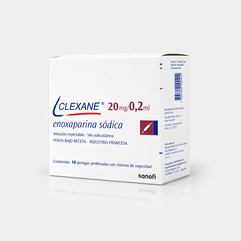 Clexane 20mg/0.2ml 10 Jp. – vista 1