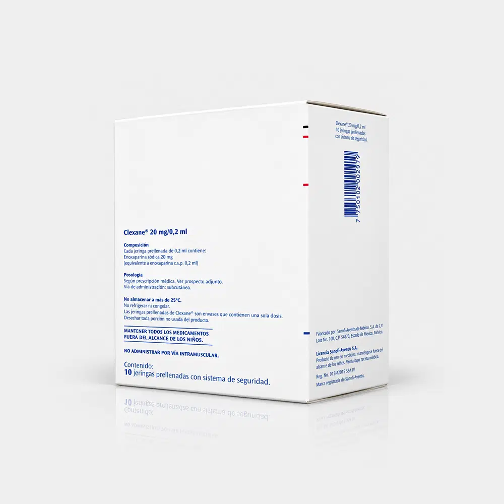 Clexane 20mg/0.2ml 10 Jp. – vista 2