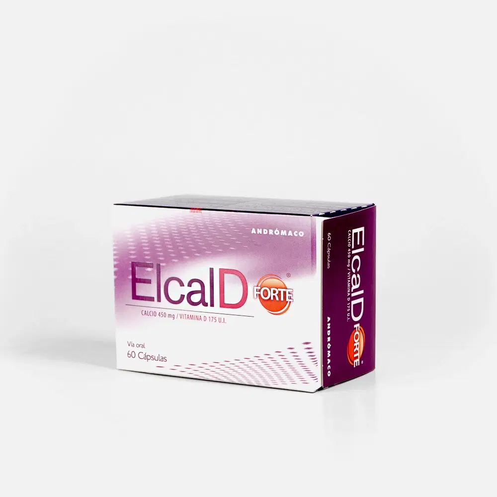 Elcal D Forte 450mg/175ui 60 Cap. – vista 1