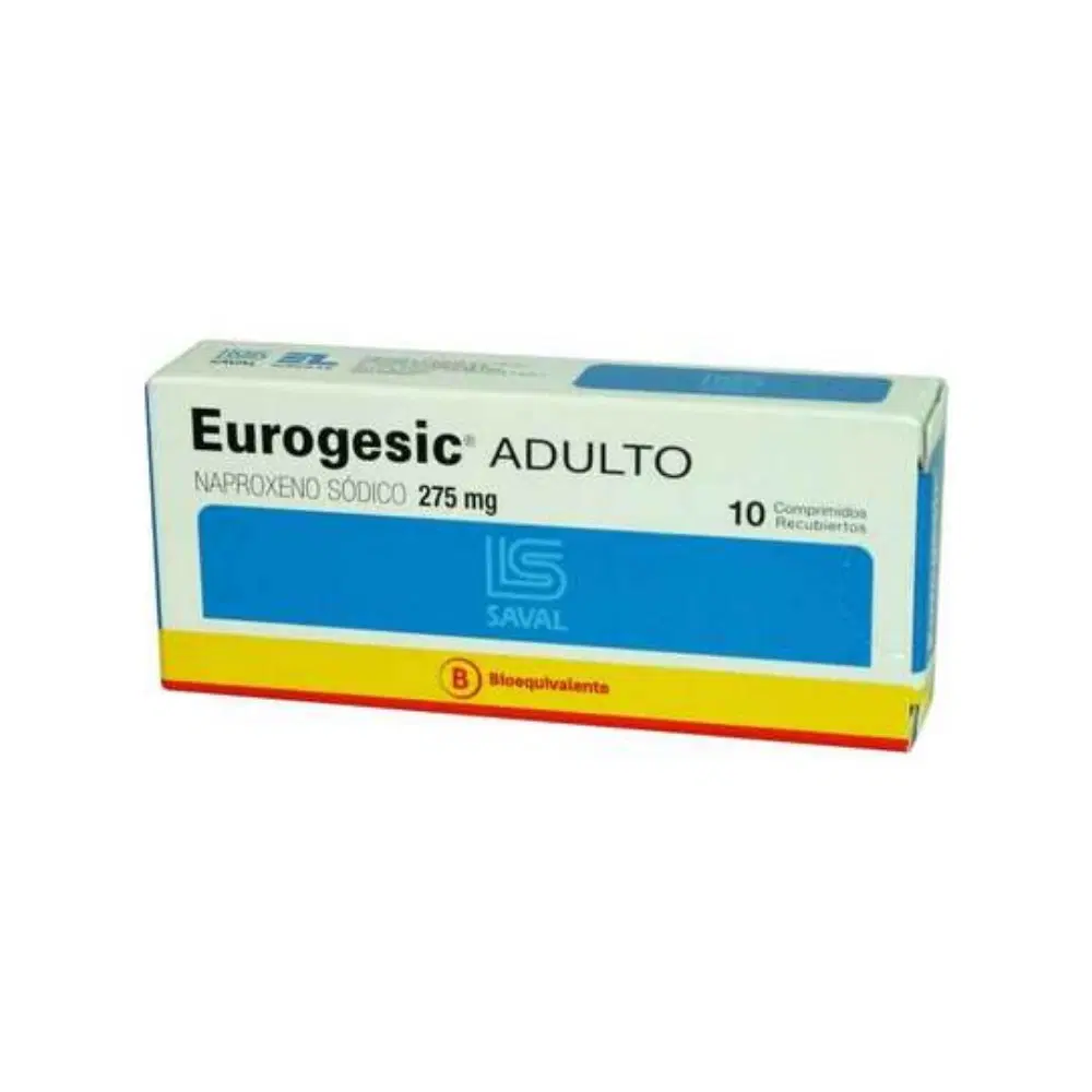 Eurogesic Adulto 275mg 10 Comp.Rec.
