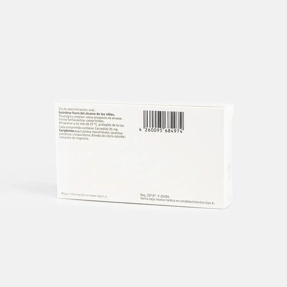 Dilatrend 25mg 28 Comp. – vista 2