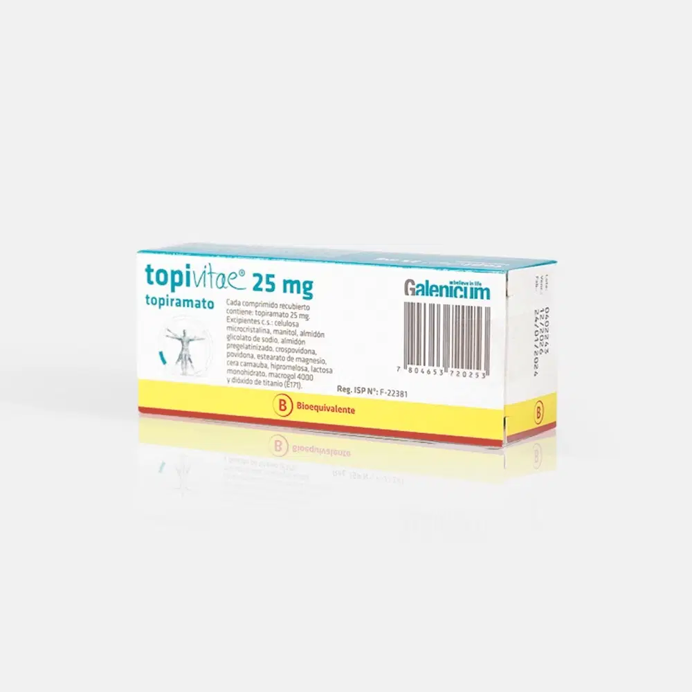 Topivitae 25mg 28 Comp.Rec. – vista 2