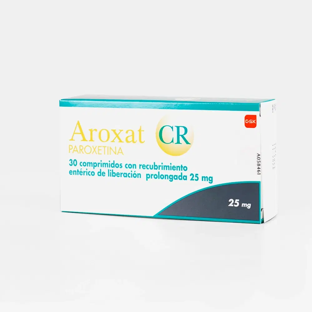 Aroxat Paroxetina 25 mg 30 comprimidos de liberación prolongada – vista 1
