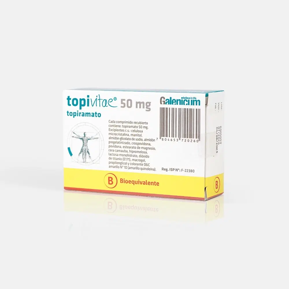 TOPIVITAE 50mg 28 COM. REC. – vista 2