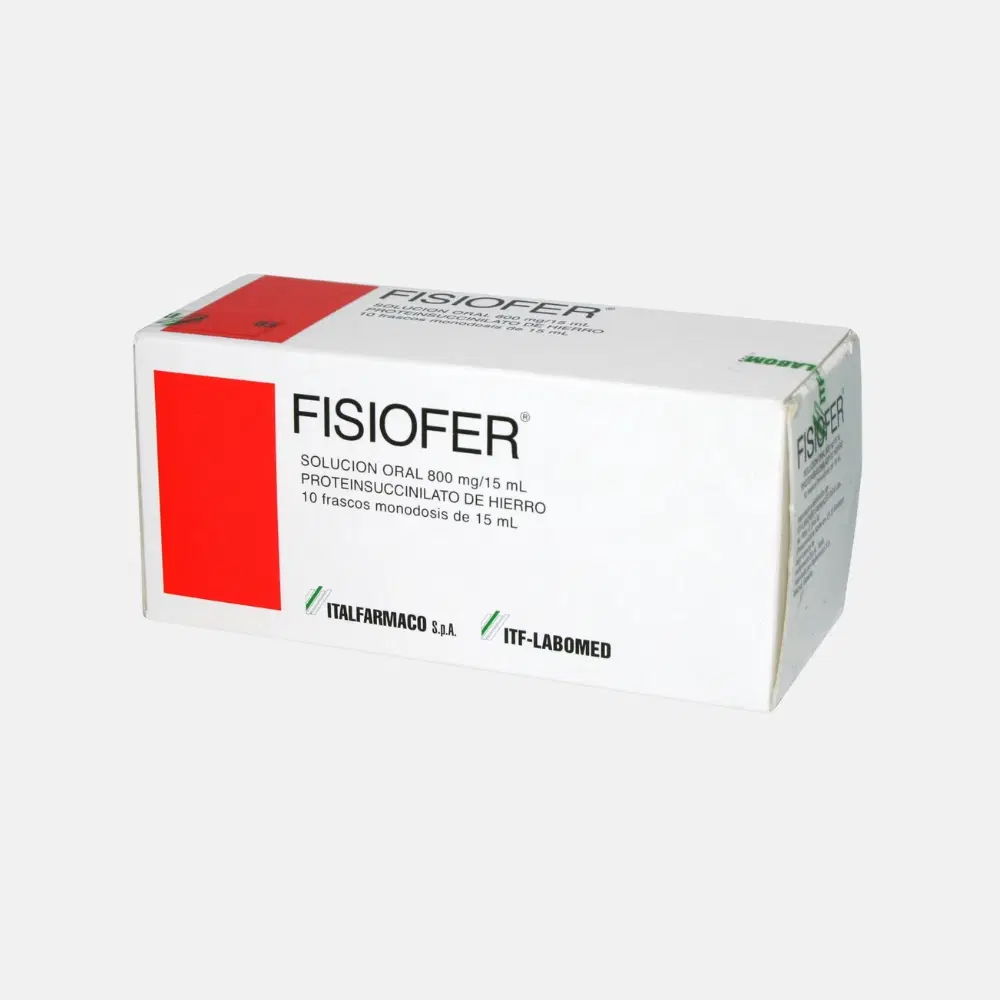 Fisiofer 800mg/15ml 10 Fco.