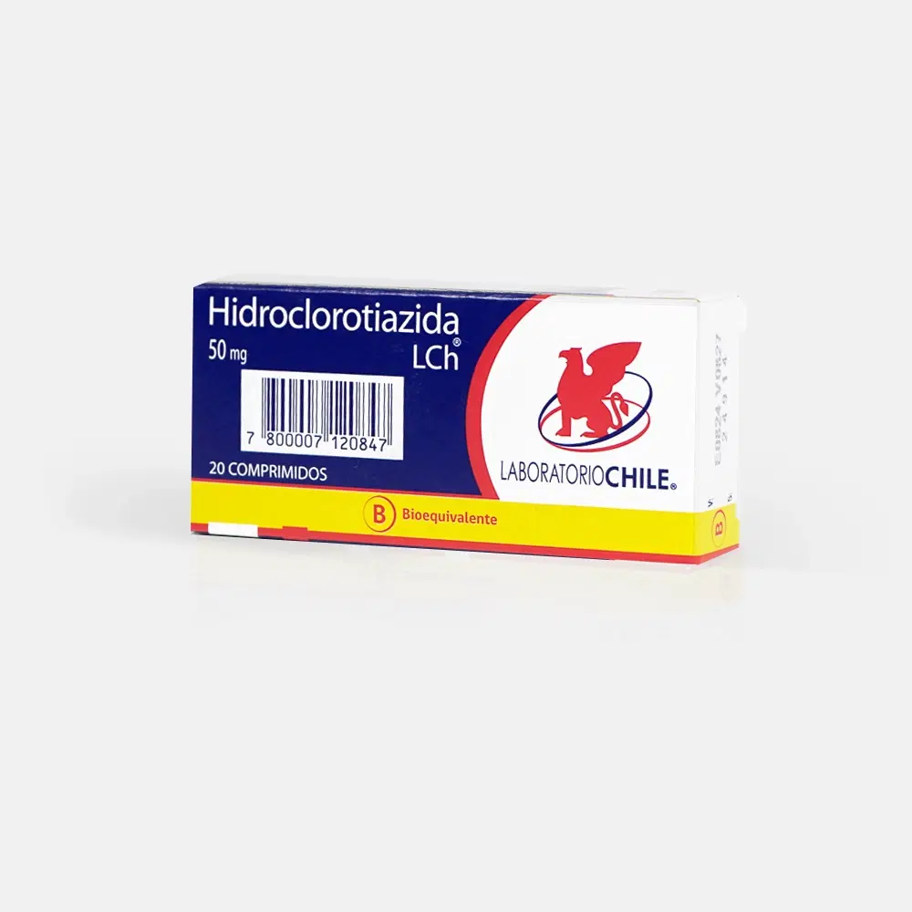 Hidroclorotiazida 50mg 20 Comp. – vista 1
